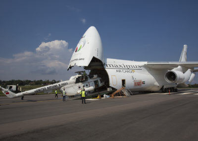 Loading the aircraft