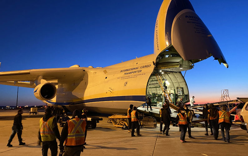 Successful Antonov 225 PPE Cargo Charter Lands in Montreal